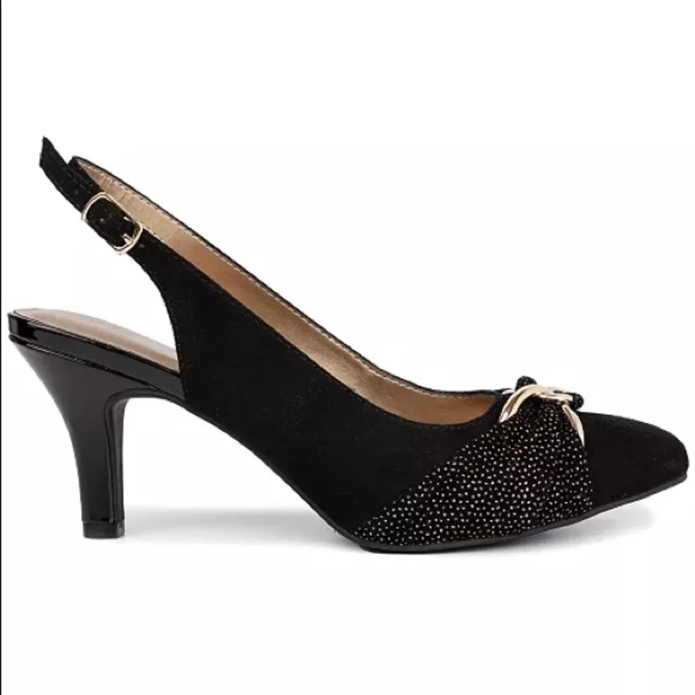 Karen Scott Black Giselee Slingback Pumps - Picture 2 of 2